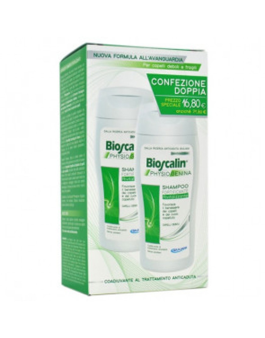 Bioscalin Physiogenina Shampoo Fortificante Volumizzante -Confezione Doppia